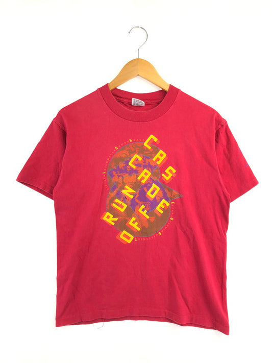 【現状渡し品】【メンズ】 ANVIL アンビル 90's CASCADE RUN OFF S/S TEE 90年代 カスケード ラン オフ ショートスリーブ Tシャツ トップス 146-260709-rt-15-tag サイズ：M カラー：レッド 万代Net店
