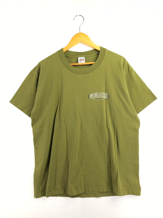【中古品】【メンズ】 ANVIL アンビル 90's MOONDOGGIES S/S TEE 90年代 ムーンドギーズ ショートスリーブ Tシャツ 半袖 Tシャツ トップス 146-260709-rt-16-tag サイズ：XL カラー：オリーブ 万代Net店