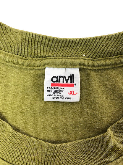 【中古品】【メンズ】 ANVIL アンビル 90's MOONDOGGIES S/S TEE 90年代 ムーンドギーズ ショートスリーブ Tシャツ 半袖 Tシャツ トップス 146-260709-rt-16-tag サイズ：XL カラー：オリーブ 万代Net店
