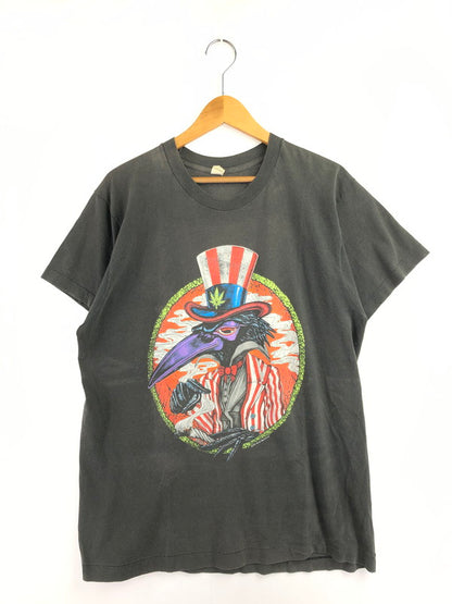 【現状渡し品】【メンズ】 USED ユーズド 90's BLACK CROWES HIGH AS THE MOON TOUR SS TEE ブラック クロウズ ツアー Tシャツ 半袖Tシャツ トップス 146-260709-rt-18-tag サイズ：不明 下記参照 カラー：ブラック 万代Net店