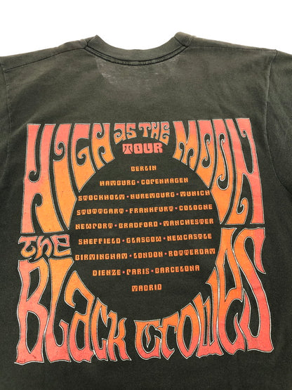 【現状渡し品】【メンズ】 USED ユーズド 90's BLACK CROWES HIGH AS THE MOON TOUR SS TEE ブラック クロウズ ツアー Tシャツ 半袖Tシャツ トップス 146-260709-rt-18-tag サイズ：不明 下記参照 カラー：ブラック 万代Net店