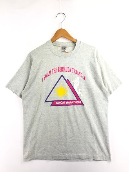 【中古品】【メンズ】 FRUIT OF THE LOOM フルーツ オブ ザ ルーム 90's GHOST MARATHON S/S TEE ゴースト マラソン 半袖Tシャツ トップス 146-260709-rt-20-tag サイズ：L カラー：グレー 万代Net店