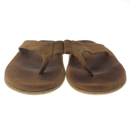 【中古品】【メンズ】 ISLAND SLIPPER アイランド スリッパ HAWAII SUEDE LEATHER SANDALS ハワイ スエード レザー サンダル 靴 165-260717-rt-10-tagh サイズ：9 カラー：ブラウン 万代Net店