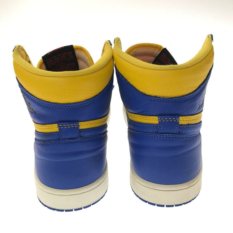【中古品】【メンズ】 NIKE ナイキ WOMEN'S AIR JORDAN 1 HIGH OG GAME ROYAL AND VARSITY MAIZE スニーカー 靴 160-260719-rt-23-tagh サイズ：28.5cm US11.5 カラー：VARSITY MAZE/GAME ROYAL-SAIL 万代Net店