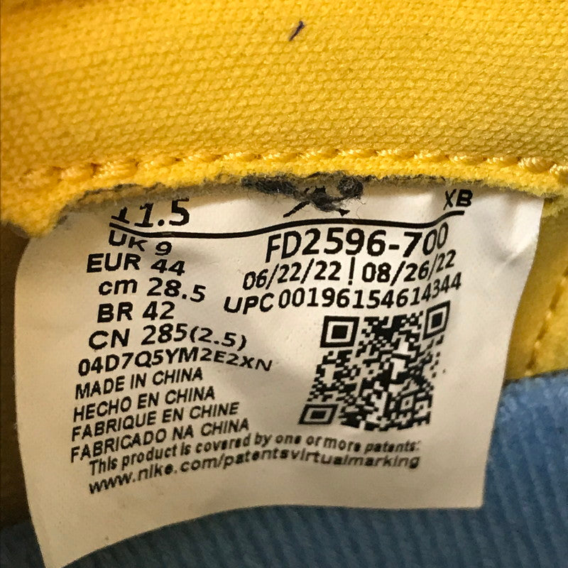 【中古品】【メンズ】 NIKE ナイキ WOMEN'S AIR JORDAN 1 HIGH OG GAME ROYAL AND VARSITY MAIZE スニーカー 靴 160-260719-rt-23-tagh サイズ：28.5cm US11.5 カラー：VARSITY MAZE/GAME ROYAL-SAIL 万代Net店