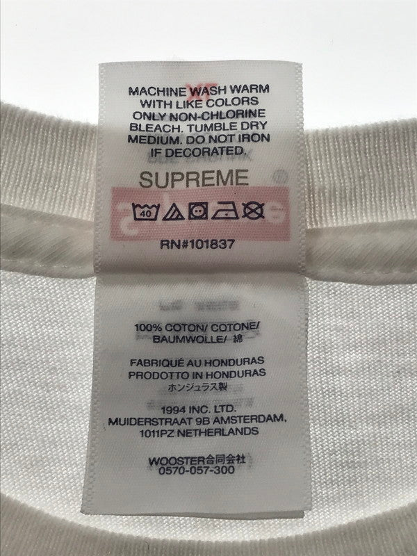【中古品】【メンズ】 SUPREME シュプリーム 25SS PAINTED TEE ２５年春夏モデル ペインテッド Tシャツ トップス 149-260716-rt-04-tagh サイズ：XL カラー：ホワイト 万代Net店