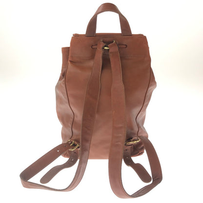 【現状渡し品】【レディース】 OLD COACH オールド コーチ LEATHER BACKPACK レザー バックパック リュック カバン 180-260714-ki-05-tagh カラー：ブラウン 万代Net店