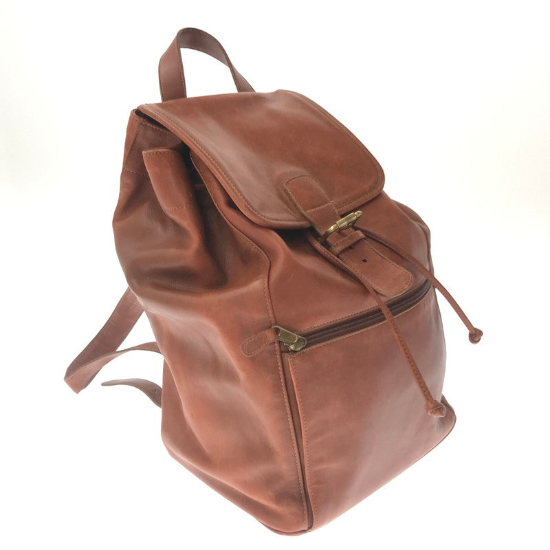 【現状渡し品】【レディース】 OLD COACH オールド コーチ LEATHER BACKPACK レザー バックパック リュック カバン 180-260714-ki-05-tagh カラー：ブラウン 万代Net店