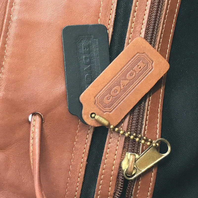 【現状渡し品】【レディース】 OLD COACH オールド コーチ LEATHER BACKPACK レザー バックパック リュック カバン 180-260714-ki-05-tagh カラー：ブラウン 万代Net店