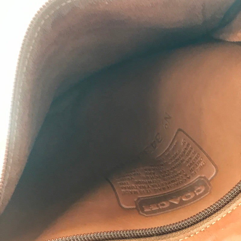 【現状渡し品】【レディース】 OLD COACH オールド コーチ LEATHER BACKPACK レザー バックパック リュック カバン 180-260714-ki-05-tagh カラー：ブラウン 万代Net店