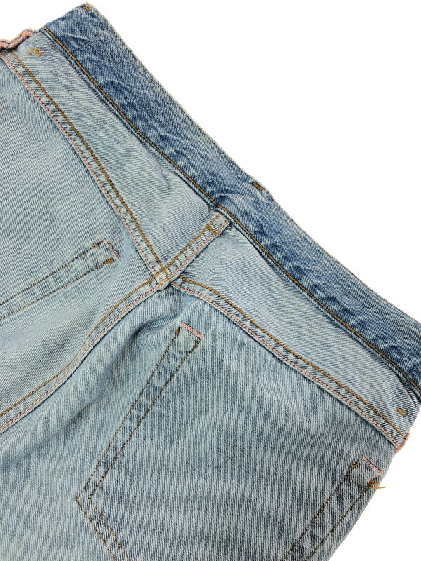 【中古品】【メンズ】 ACNE STUDIOS アクネストゥディオズ LIGHT BLUE TRASH DENIM PANTS B00230 2021M ライトブルー トラッシュ デニムパンツ ジーンズ 152-260714-rt-03-tag サイズ：EUR28 30 カラー：インディゴ 万代Net店