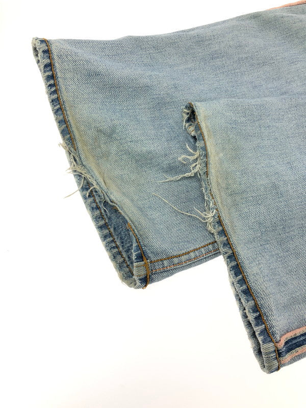 【中古品】【メンズ】 ACNE STUDIOS アクネストゥディオズ LIGHT BLUE TRASH DENIM PANTS B00230 2021M ライトブルー トラッシュ デニムパンツ ジーンズ 152-260714-rt-03-tag サイズ：EUR28 30 カラー：インディゴ 万代Net店