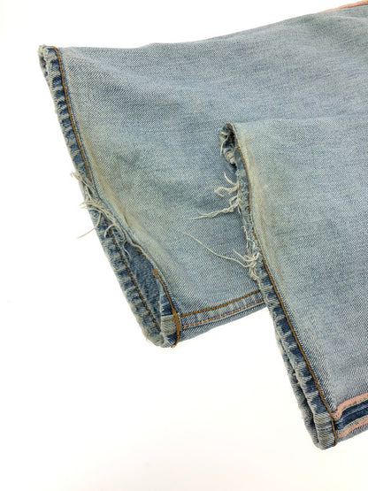 【中古品】【メンズ】 ACNE STUDIOS アクネストゥディオズ LIGHT BLUE TRASH DENIM PANTS B00230 2021M ライトブルー トラッシュ デニムパンツ ジーンズ 152-260714-rt-03-tag サイズ：EUR28 30 カラー：インディゴ 万代Net店