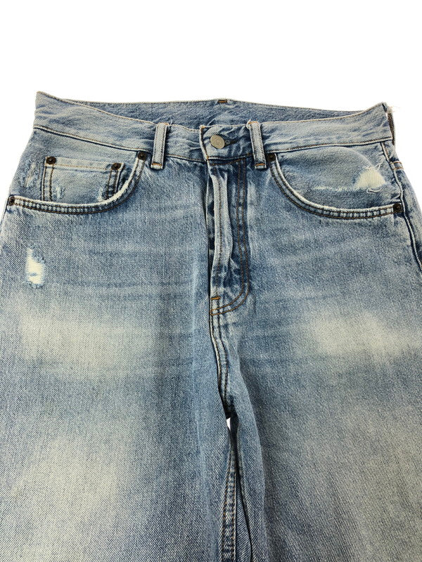 【中古品】【メンズ】 ACNE STUDIOS アクネストゥディオズ LIGHT BLUE TRASH DENIM PANTS B00230 2021M ライトブルー トラッシュ デニムパンツ ジーンズ 152-260714-rt-03-tag サイズ：EUR28 30 カラー：インディゴ 万代Net店