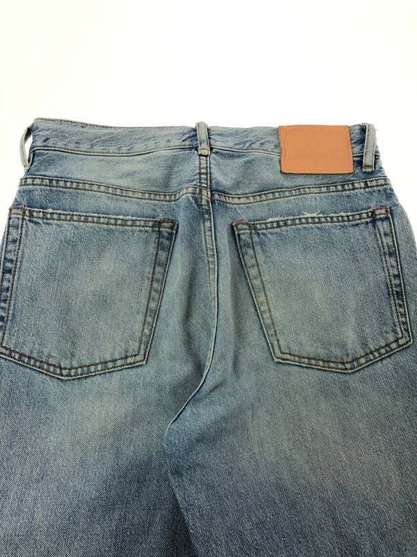 【中古品】【メンズ】 ACNE STUDIOS アクネストゥディオズ LIGHT BLUE TRASH DENIM PANTS B00230 2021M ライトブルー トラッシュ デニムパンツ ジーンズ 152-260714-rt-03-tag サイズ：EUR28 30 カラー：インディゴ 万代Net店