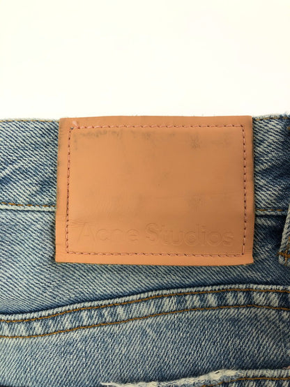 【中古品】【メンズ】 ACNE STUDIOS アクネストゥディオズ LIGHT BLUE TRASH DENIM PANTS B00230 2021M ライトブルー トラッシュ デニムパンツ ジーンズ 152-260714-rt-03-tag サイズ：EUR28 30 カラー：インディゴ 万代Net店
