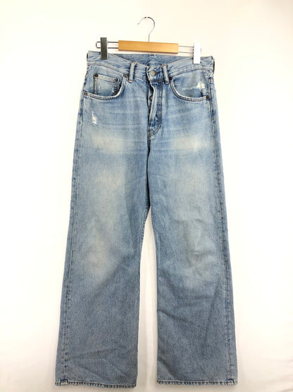 【中古品】【メンズ】 ACNE STUDIOS アクネストゥディオズ LIGHT BLUE TRASH DENIM PANTS B00230 2021M ライトブルー トラッシュ デニムパンツ ジーンズ 152-260714-rt-03-tag サイズ：EUR28 30 カラー：インディゴ 万代Net店