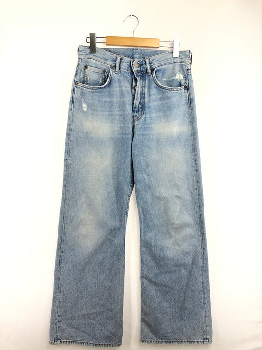【中古品】【メンズ】 ACNE STUDIOS アクネストゥディオズ LIGHT BLUE TRASH DENIM PANTS B00230 2021M ライトブルー トラッシュ デニムパンツ ジーンズ 152-260714-rt-03-tag サイズ：EUR28 30 カラー：インディゴ 万代Net店