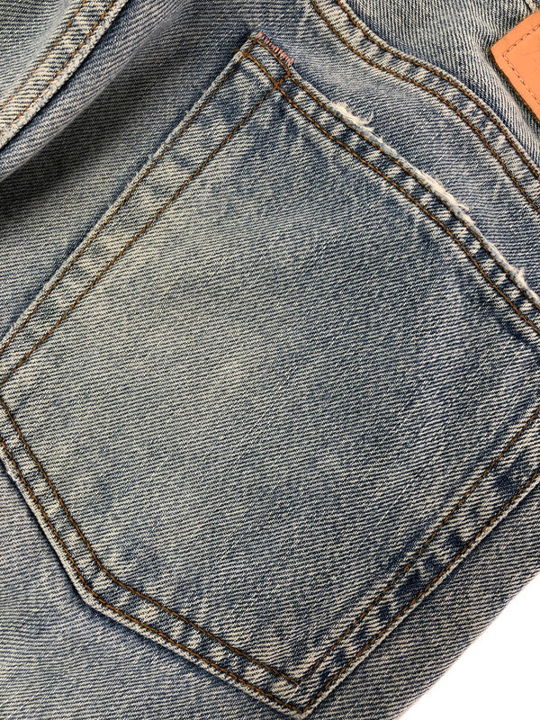 【中古品】【メンズ】 ACNE STUDIOS アクネストゥディオズ LIGHT BLUE TRASH DENIM PANTS B00230 2021M ライトブルー トラッシュ デニムパンツ ジーンズ 152-260714-rt-03-tag サイズ：EUR28 30 カラー：インディゴ 万代Net店