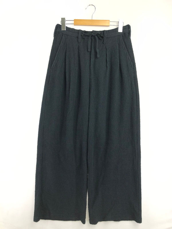 【中古品】【メンズ】 ANCELLM アンセルム CUT STRIPE EASY SLACKS カット ストライプ イージー スラックス ボトムス 151-260714-rt-04-tag サイズ：1 カラー：ブラック 万代Net店