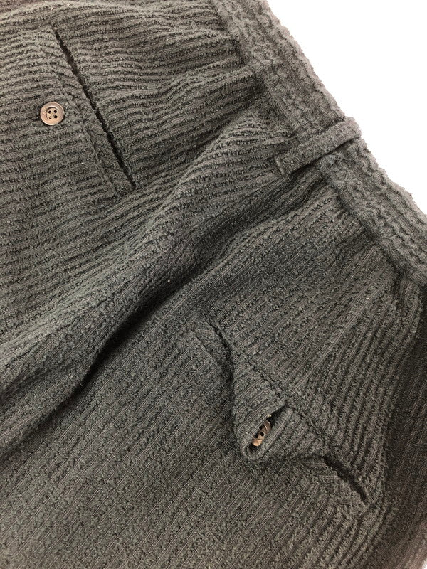 【中古品】【メンズ】 ANCELLM アンセルム CUT STRIPE EASY SLACKS カット ストライプ イージー スラックス ボトムス 151-260714-rt-04-tag サイズ：1 カラー：ブラック 万代Net店