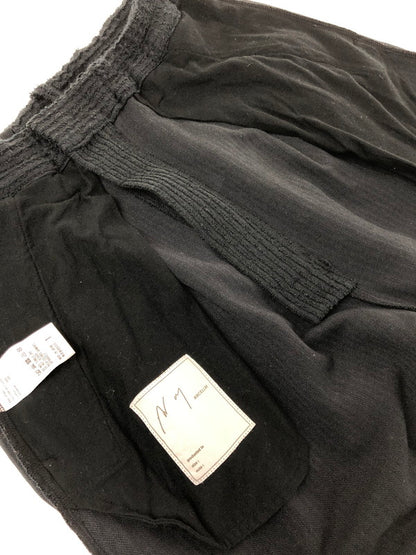 【中古品】【メンズ】 ANCELLM アンセルム CUT STRIPE EASY SLACKS カット ストライプ イージー スラックス ボトムス 151-260714-rt-04-tag サイズ：1 カラー：ブラック 万代Net店