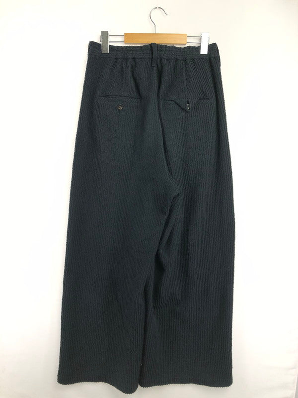 【中古品】【メンズ】 ANCELLM アンセルム CUT STRIPE EASY SLACKS カット ストライプ イージー スラックス ボトムス 151-260714-rt-04-tag サイズ：1 カラー：ブラック 万代Net店
