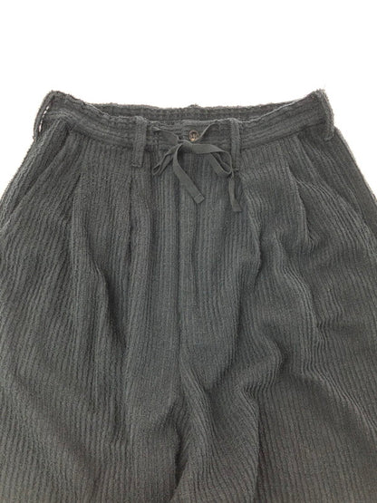 【中古品】【メンズ】 ANCELLM アンセルム CUT STRIPE EASY SLACKS カット ストライプ イージー スラックス ボトムス 151-260714-rt-04-tag サイズ：1 カラー：ブラック 万代Net店