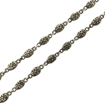 【中古品】【メンズ】 JUSTIN DAVIS ジャスティンデイビス HEAVY CROSS SNJ121 ヘビークロス チェーン ネックレス アクセサリー 192-260714-YY-03-tagh カラー：シルバー 万代Net店