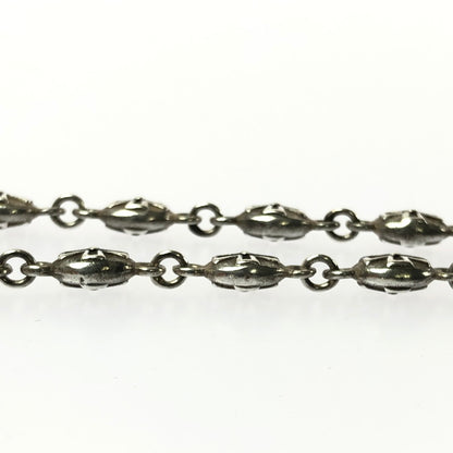 【中古品】【メンズ】 JUSTIN DAVIS ジャスティンデイビス HEAVY CROSS SNJ121 ヘビークロス チェーン ネックレス アクセサリー 192-260714-YY-03-tagh カラー：シルバー 万代Net店