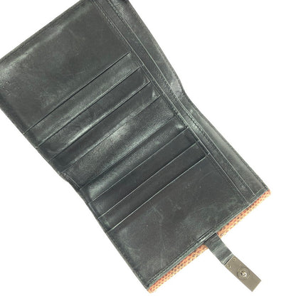 【中古品】【メンズ】 GUCCI グッチ SNAKE SKIN WALLET 035-2149-2049 トム・フォード期 スネーク スキン ウォレット 財布 二つ折り財布 181-260717-rt-24-tagh カラー：ブラウン 万代Net店