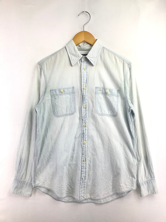 【中古品】【メンズ】 POLO RALPH LAUREN ポロ・ラルフローレン POLO BEAR BD L/S SHIRT 0200011589 ポロ ベア ボタンダウン ロングスリーブ シャツ 147-260717-rt-14-tagh サイズ：M カラー：ブルー 万代Net店