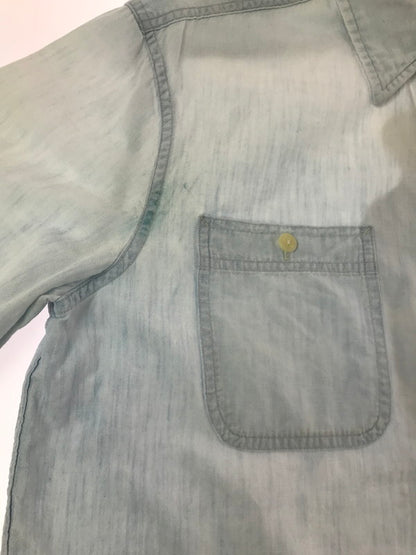 【中古品】【メンズ】 POLO RALPH LAUREN ポロ・ラルフローレン POLO BEAR BD L/S SHIRT 0200011589 ポロ ベア ボタンダウン ロングスリーブ シャツ 147-260717-rt-14-tagh サイズ：M カラー：ブルー 万代Net店