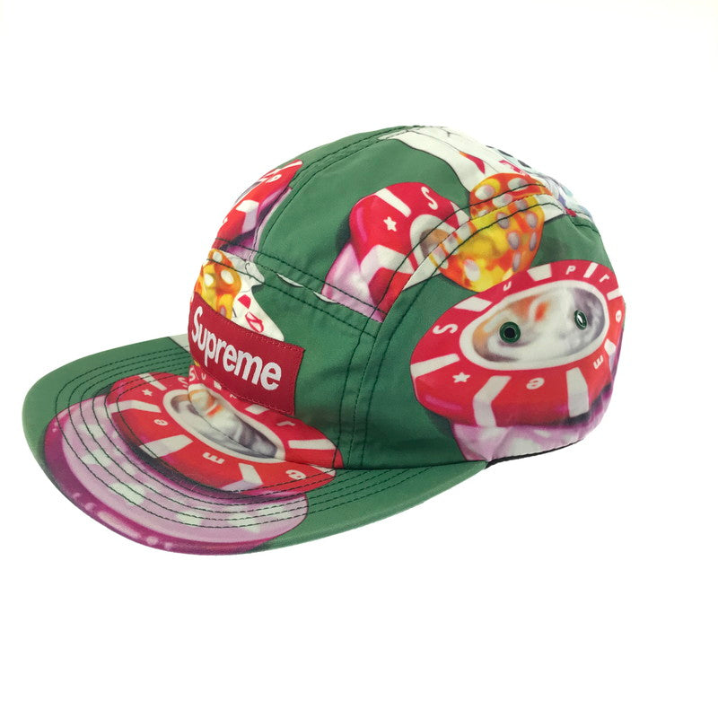 【中古品】【メンズ】 SUPREME シュプリーム 18AW CASINO CAMP CAP カジノ キャンプ キャップ 帽子 185-260716-rt-08-tagh カラー：グリーン 万代Net店