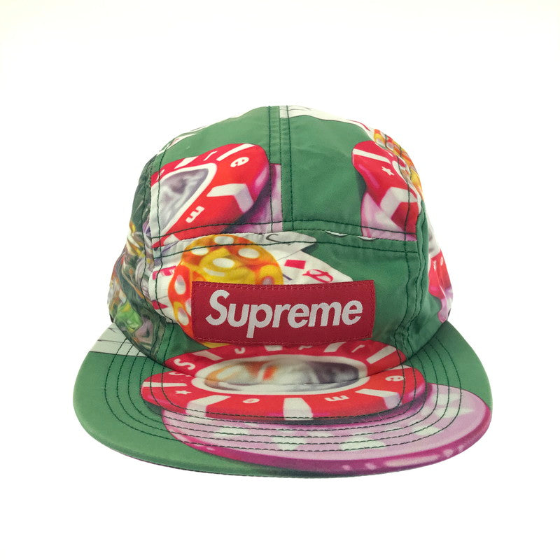 【中古品】【メンズ】 SUPREME シュプリーム 18AW CASINO CAMP CAP カジノ キャンプ キャップ 帽子 185-260716-rt-08-tagh カラー：グリーン 万代Net店