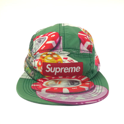 【中古品】【メンズ】 SUPREME シュプリーム 18AW CASINO CAMP CAP カジノ キャンプ キャップ 帽子 185-260716-rt-08-tagh カラー：グリーン 万代Net店