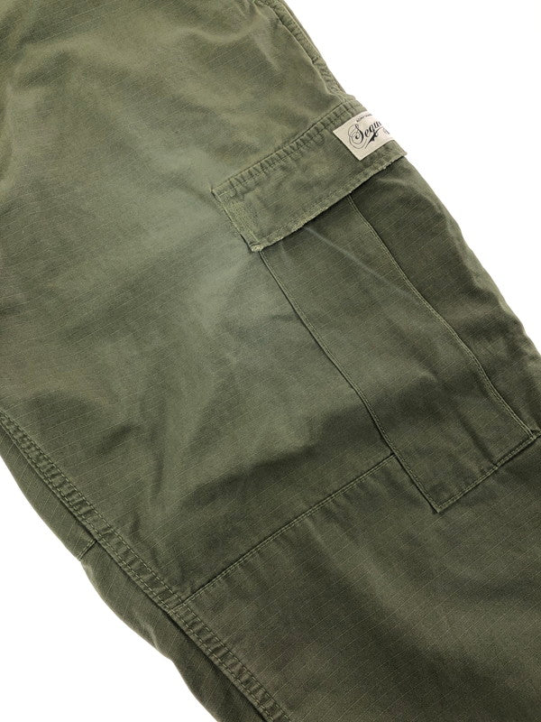 【現状渡し品】【メンズ】 SEQUEL シークエル 25SS BDU CARGO PANTS ２５年春夏モデル カーゴ パンツ ボトムス 153-260715-rt-23-tagh サイズ：L カラー：カーキ 万代Net店