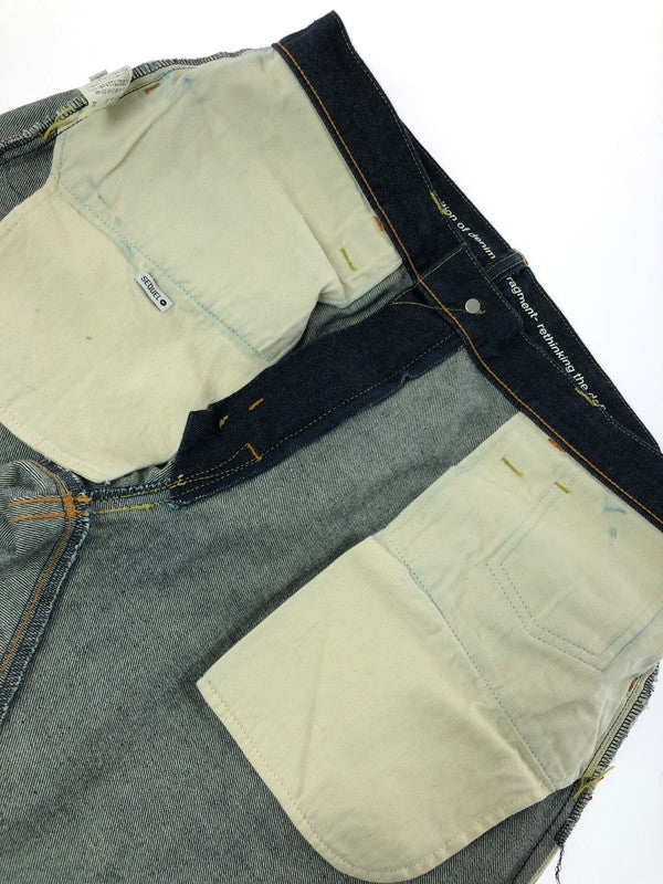 【中古品】【メンズ】 SEQUEL シークエル × FRAGMENT DESIGN フラグメント デザイン × WEEKEND ウィークエンド DENIM PANTS デニムパンツ ジーンズ ボトムス 153-260715-rt-26-tagh サイズ：L カラー：インディゴ 万代Net店