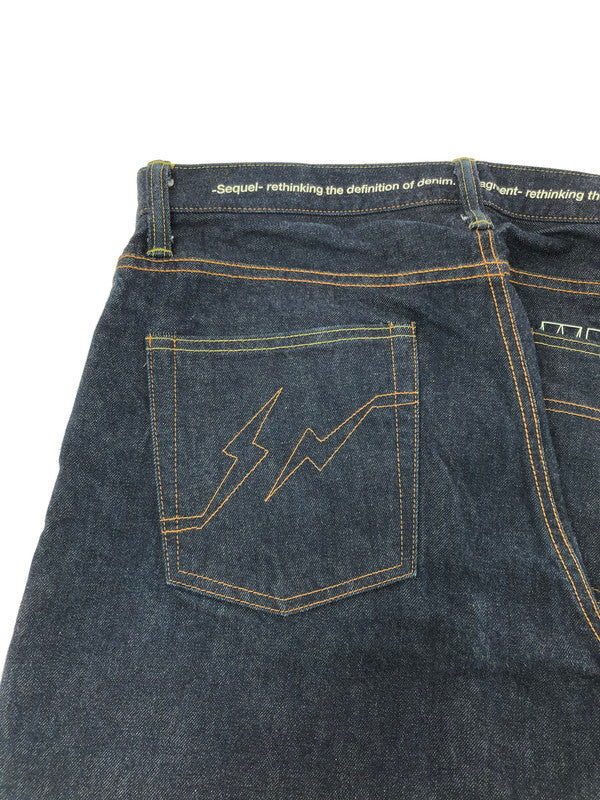 【中古品】【メンズ】 SEQUEL シークエル × FRAGMENT DESIGN フラグメント デザイン × WEEKEND ウィークエンド DENIM PANTS デニムパンツ ジーンズ ボトムス 153-260715-rt-26-tagh サイズ：L カラー：インディゴ 万代Net店