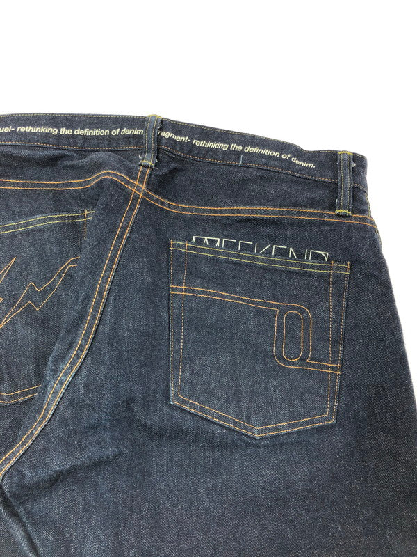 【中古品】【メンズ】 SEQUEL シークエル × FRAGMENT DESIGN フラグメント デザイン × WEEKEND ウィークエンド DENIM PANTS デニムパンツ ジーンズ ボトムス 153-260715-rt-26-tagh サイズ：L カラー：インディゴ 万代Net店