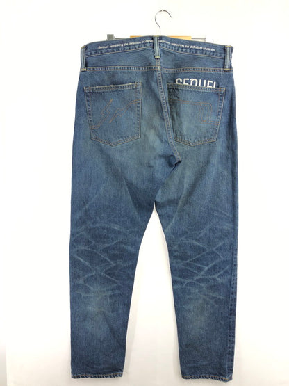 【中古品】【メンズ】 SEQUEL シークエル × FRAGMENT DESIGN フラグメント デザイン DENIM PANTS デニムパンツ ジーンズ ボトムス 153-260715-rt-25-tagh サイズ：L カラー：インディゴ 万代Net店
