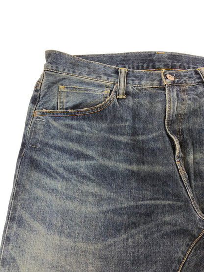 【中古品】【メンズ】 SEQUEL シークエル × FRAGMENT DESIGN フラグメント デザイン DENIM PANTS デニムパンツ ジーンズ ボトムス 153-260715-rt-25-tagh サイズ：L カラー：インディゴ 万代Net店