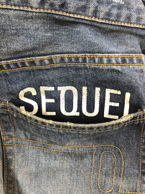 【中古品】【メンズ】 SEQUEL シークエル × FRAGMENT DESIGN フラグメント デザイン DENIM PANTS デニムパンツ ジーンズ ボトムス 153-260715-rt-25-tagh サイズ：L カラー：インディゴ 万代Net店