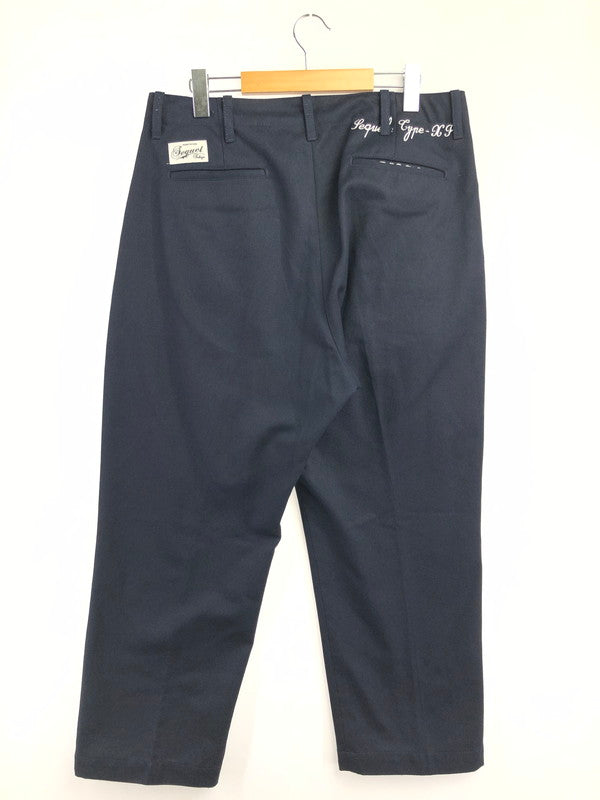 【中古品】【メンズ】 SEQUEL シークエル CENTER PRESS CHINO PANTS センター プレス チノ パンツ ボトムス 153-260715-rt-22-tagh サイズ：L カラー：ネイビー 万代Net店
