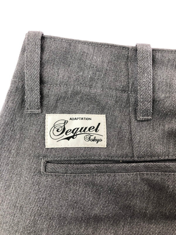 【中古品】【メンズ】 SEQUEL シークエル CENTER PRESS CHINO PANTS センタープレス チノパンツ ボトムス 153-260715-rt-24-tagh サイズ：L カラー：グレー 万代Net店