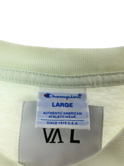 【中古品】【メンズ】 V.A ヴイエー CHAMPION TEE-010A チャンピオン Tシャツ 半袖Tシャツ トップス 147-260715-rt-14-tagh サイズ：L カラー：ライトグリーン 万代Net店