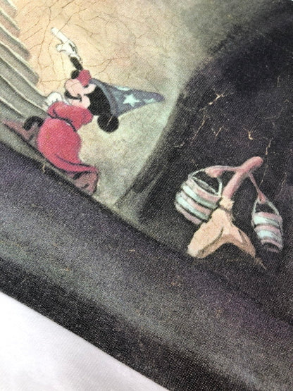 【中古美品】【メンズ】 ODORIBA オドリバ DISNEY BACK PRINT TEE VBM-56040-C ディズニー バック プリント Tシャツ 半袖Tシャツ トップス 147-260715-rt-11-tagh サイズ：L カラー：ホワイト 万代Net店