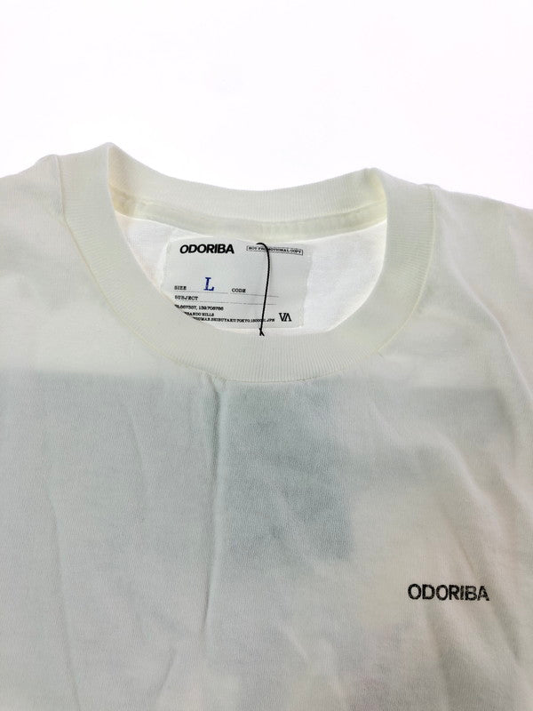 【中古美品】【メンズ】 ODORIBA オドリバ DISNEY BACK PRINT TEE VBM-56040-C ディズニー バック プリント Tシャツ 半袖Tシャツ トップス 147-260715-rt-11-tagh サイズ：L カラー：ホワイト 万代Net店