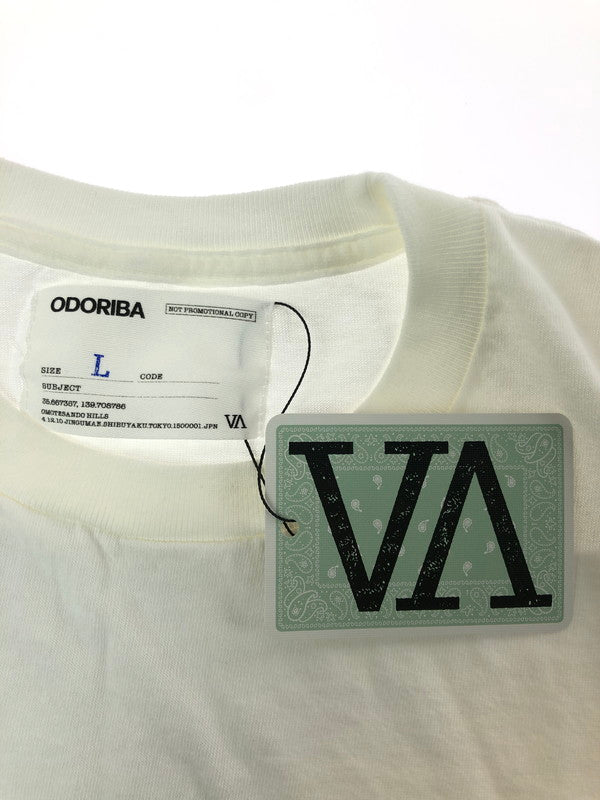 【中古美品】【メンズ】 ODORIBA オドリバ DISNEY BACK PRINT TEE VBM-56040-C ディズニー バック プリント Tシャツ 半袖Tシャツ トップス 147-260715-rt-11-tagh サイズ：L カラー：ホワイト 万代Net店
