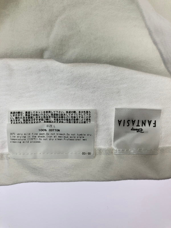 【中古美品】【メンズ】 ODORIBA オドリバ DISNEY BACK PRINT TEE VBM-56040-C ディズニー バック プリント Tシャツ 半袖Tシャツ トップス 147-260715-rt-11-tagh サイズ：L カラー：ホワイト 万代Net店